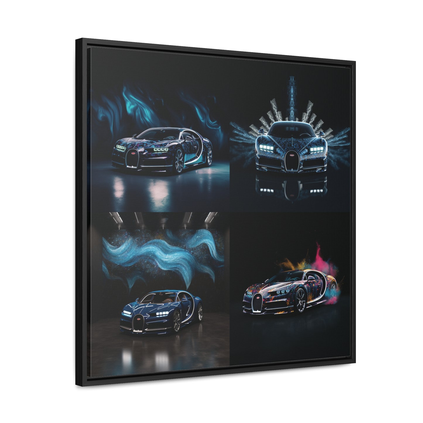 Gallery Canvas Wraps, Square Frame Hyper Bugatti 5