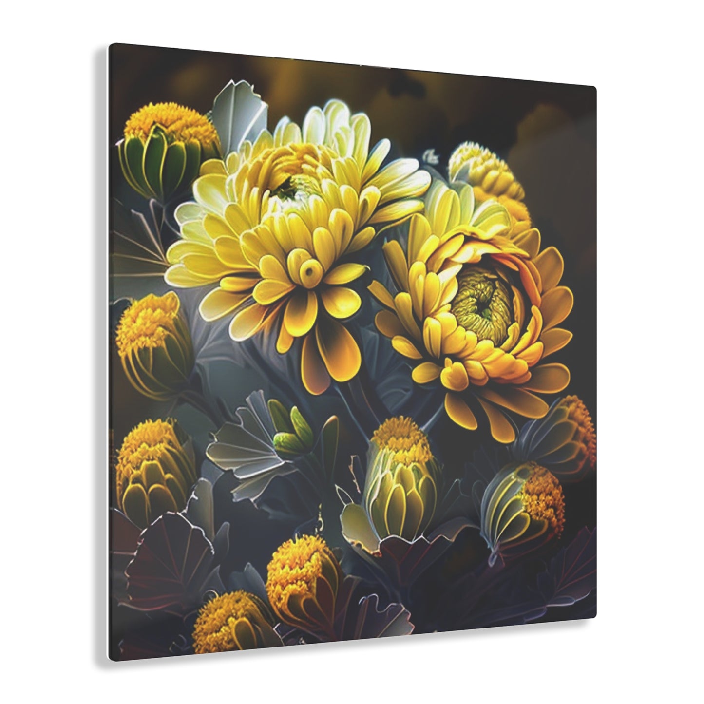 Acrylic Prints Yellow Hermosas Flores Amarillas 4