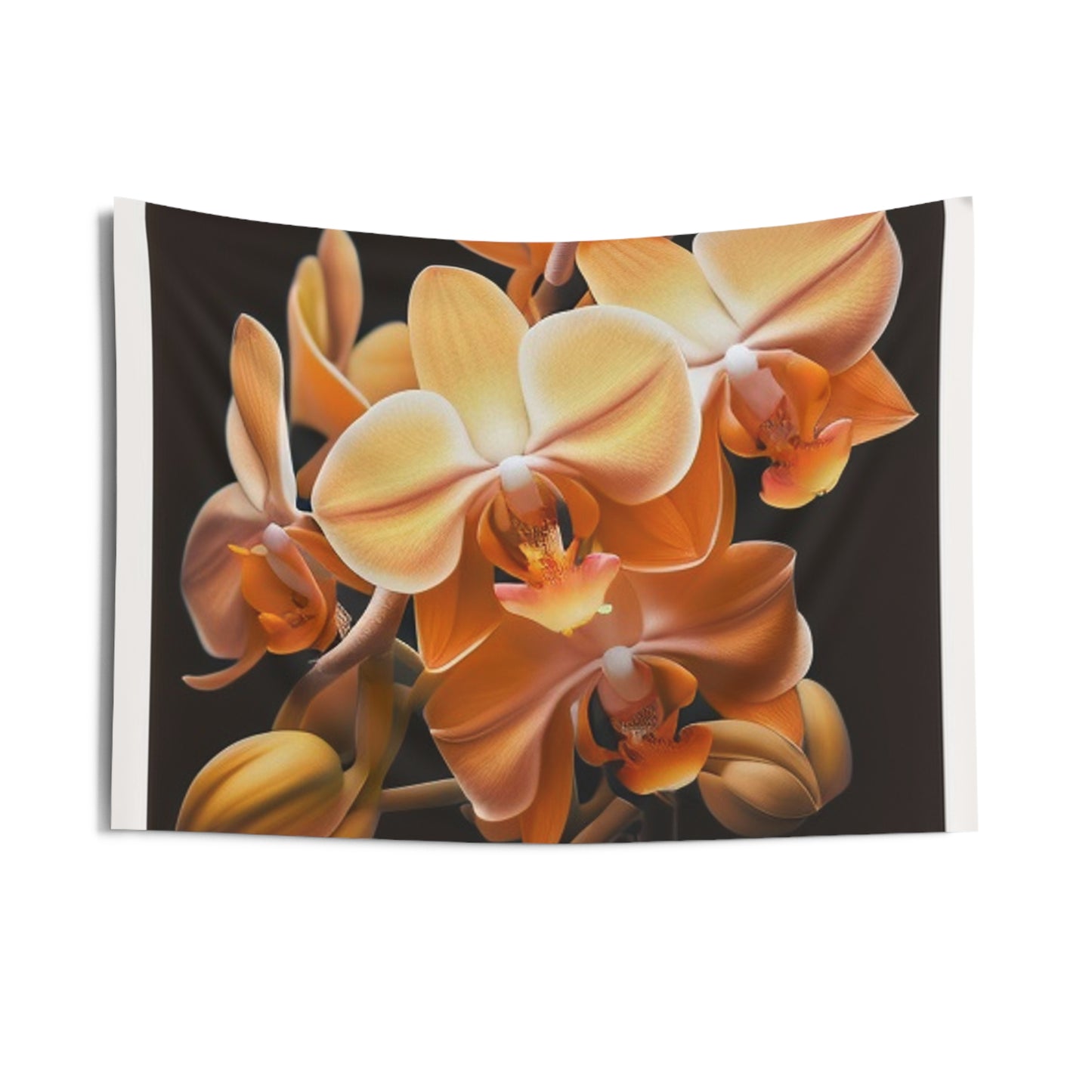 Indoor Wall Tapestries orchid pedals 1