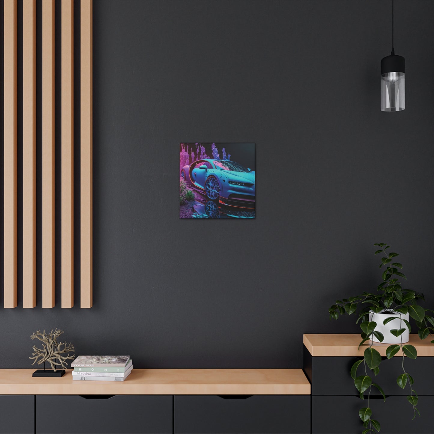 Canvas Gallery Wraps Bugatti Neon Chiron 2