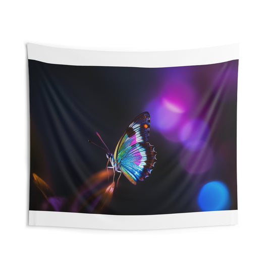 Indoor Wall Tapestries Photo Realistic Butterfly 1
