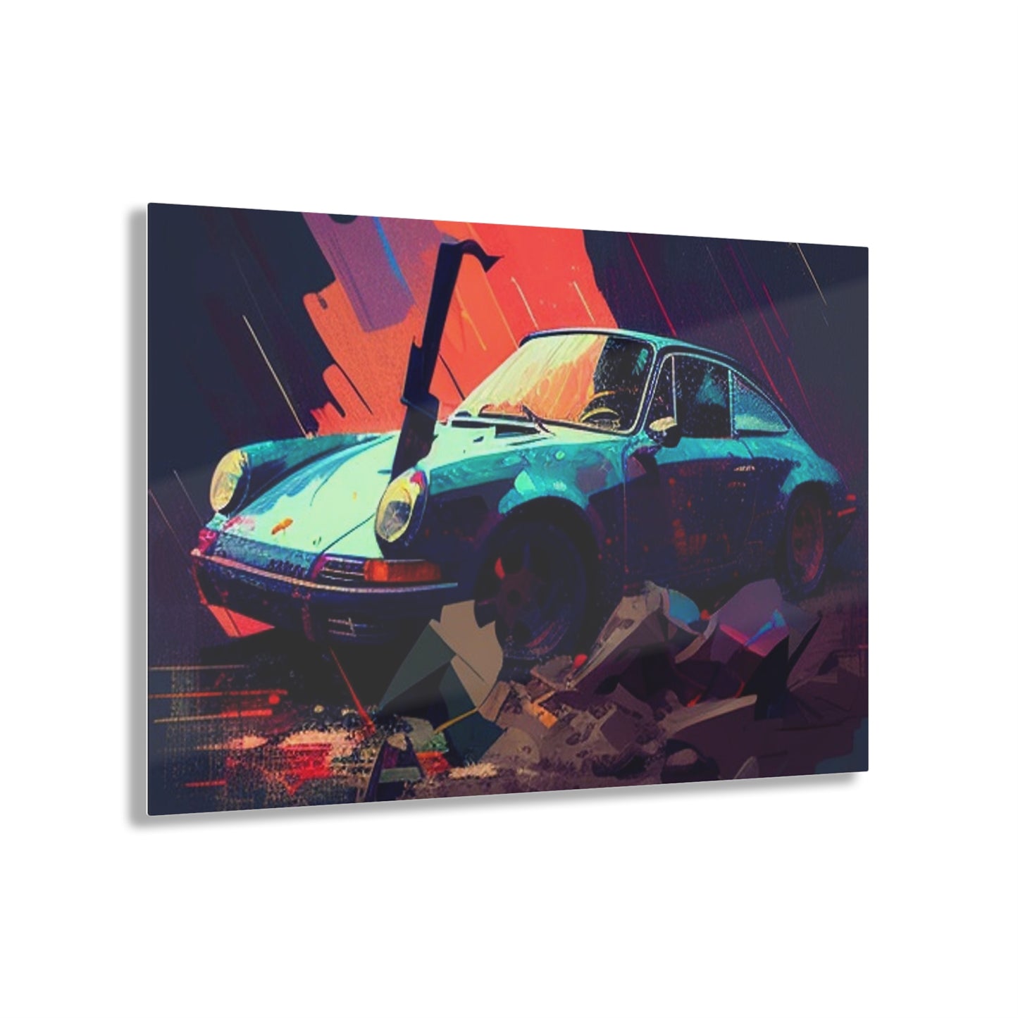 Acrylic Prints Porsche Abstract 2