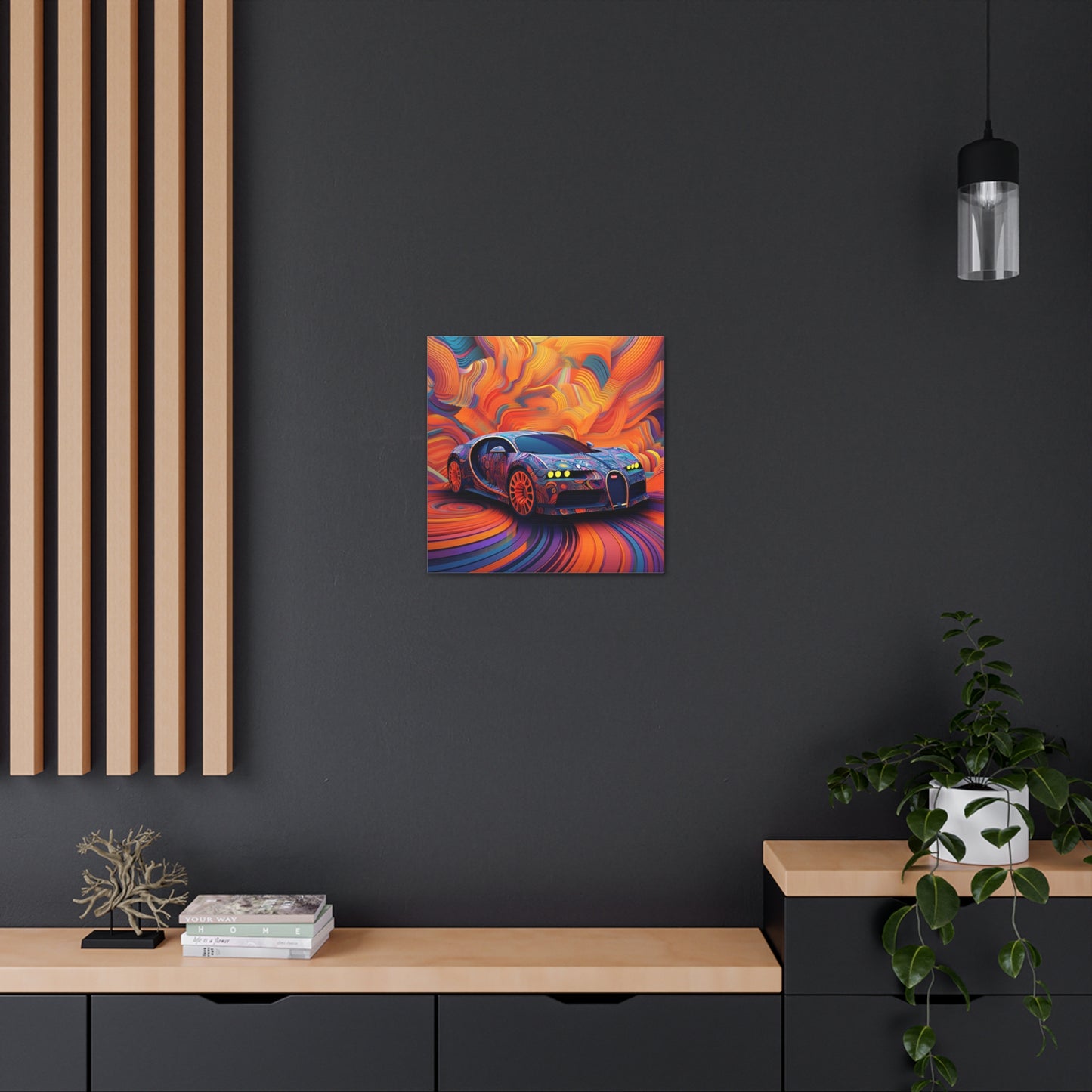 Canvas Gallery Wraps Bugatti Abstract Concept 4