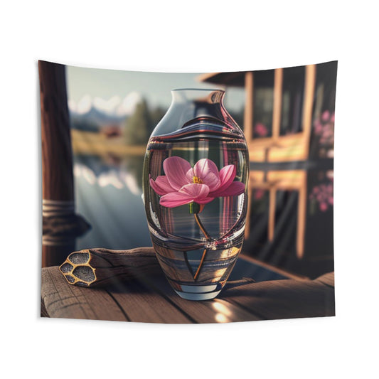 Indoor Wall Tapestries Pink Magnolia 2