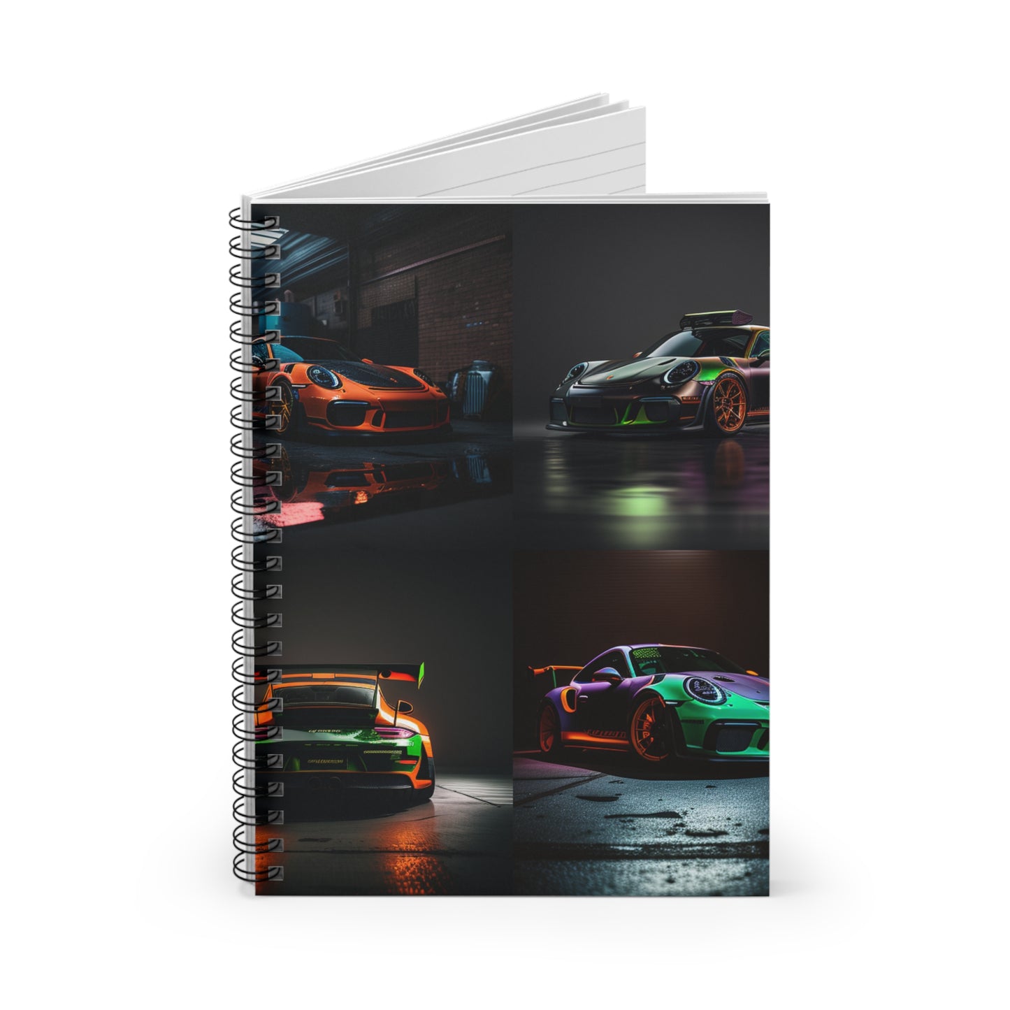 Spiral Notebook - Ruled Line Porsche Color 5