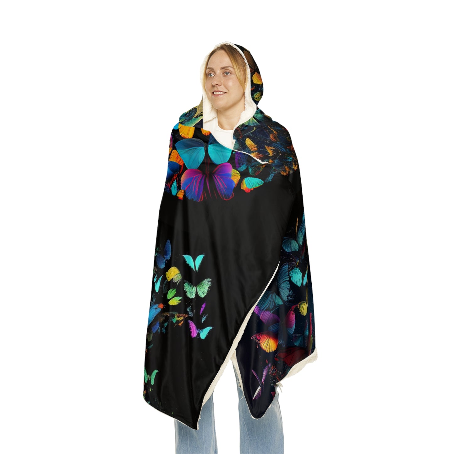 Snuggle Hooded Blanket Moon Butterfly 5