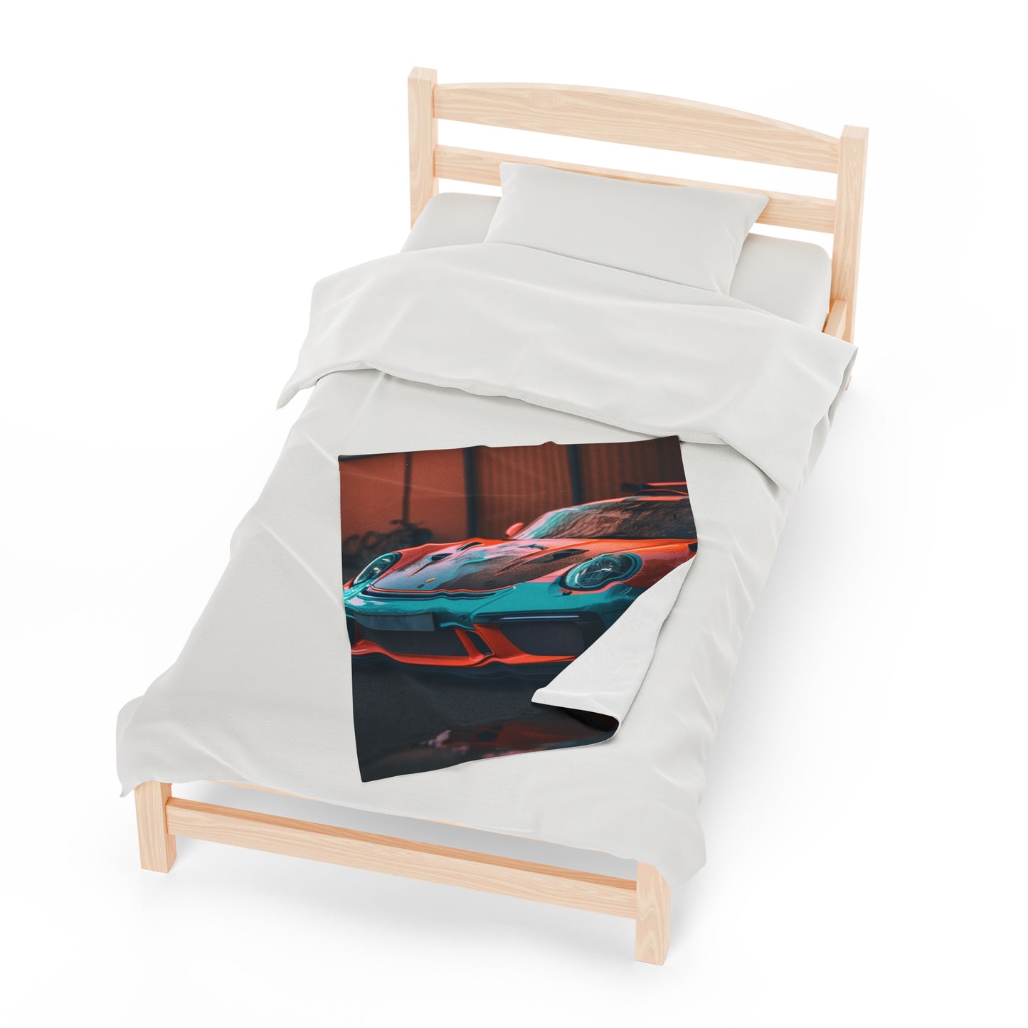 Velveteen Plush Blanket porsche 911 gt3 3