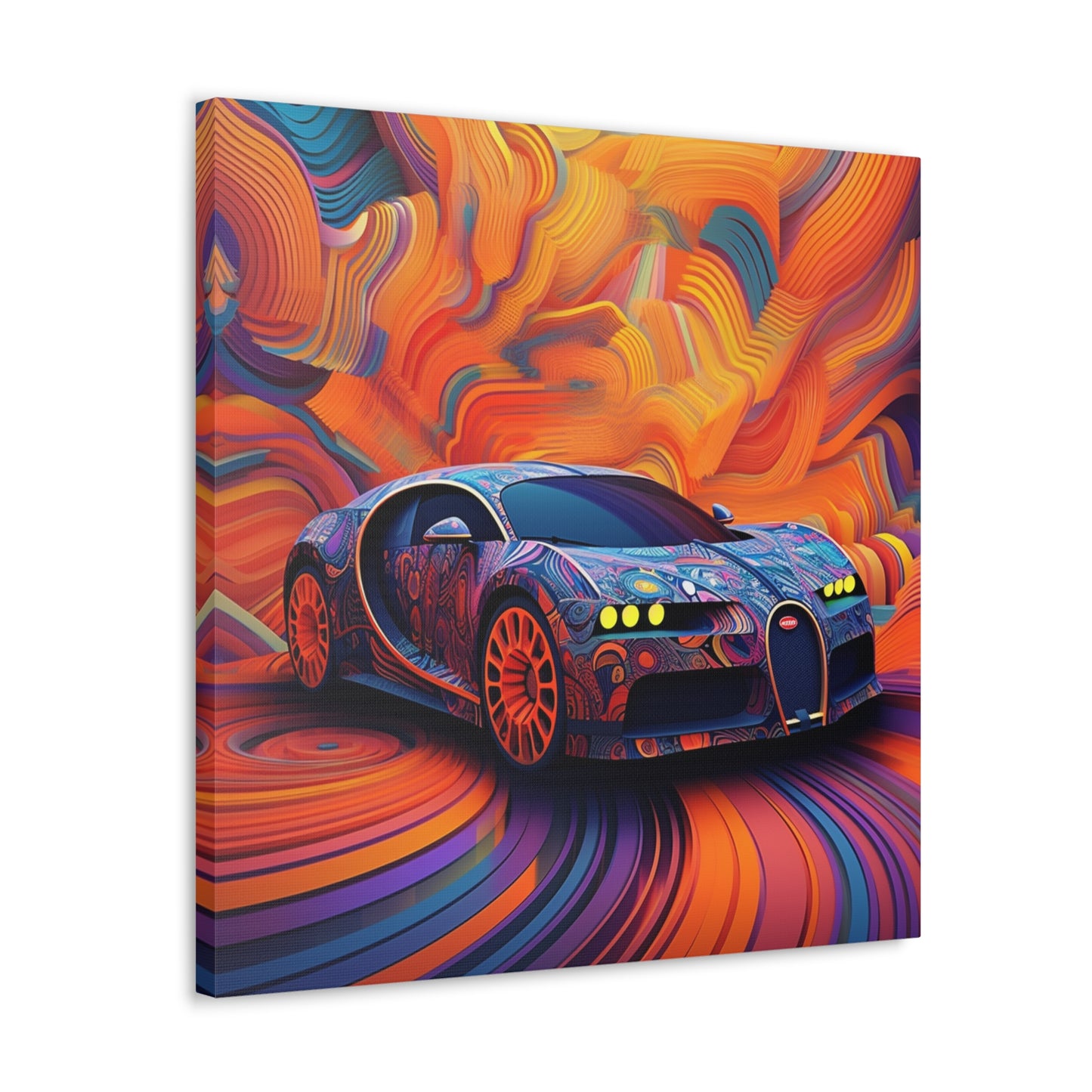 Canvas Gallery Wraps Bugatti Abstract Concept 4