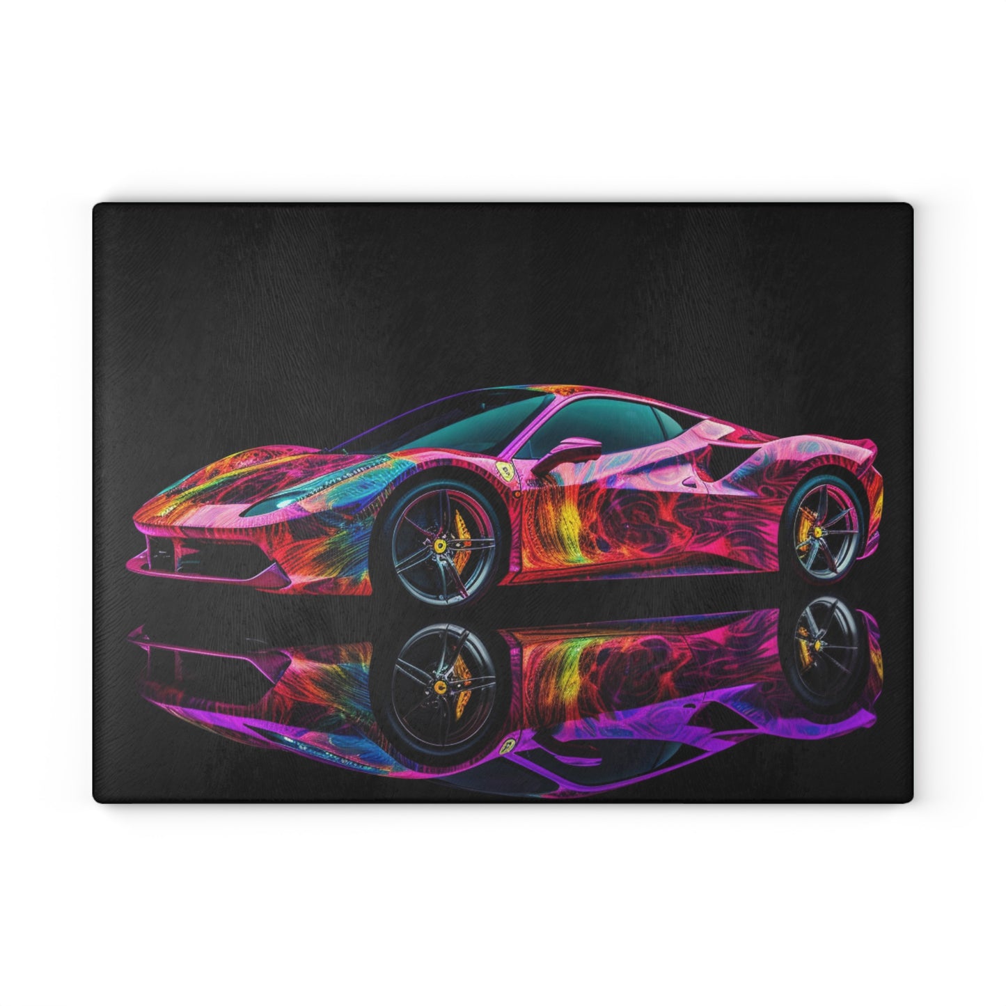 Glass Cutting Board Ferrari Color 4