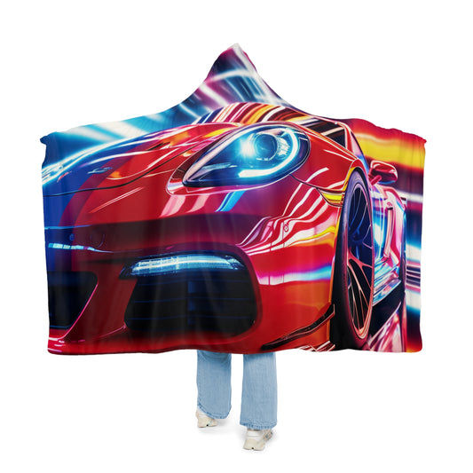 Snuggle Hooded Blanket Macro Flag Ferrari 1