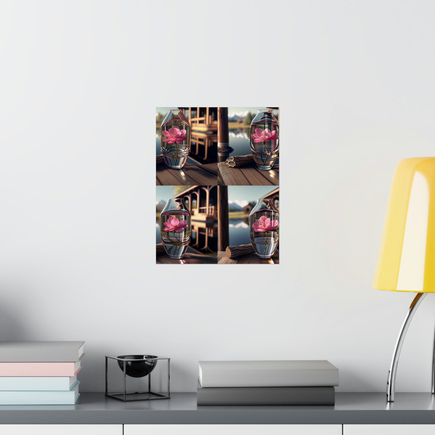 Premium Matte Vertical Posters Pink Magnolia 5