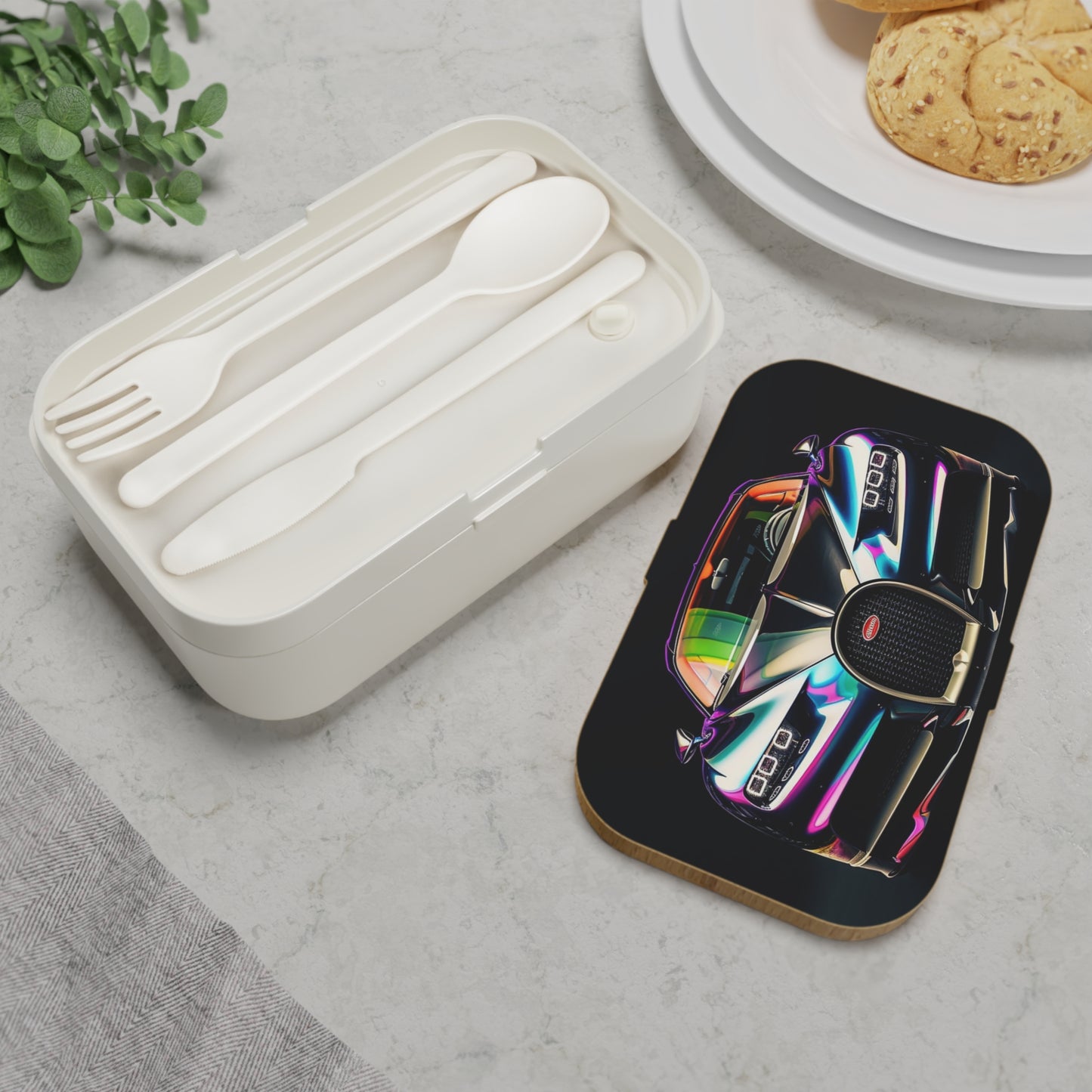 Bento Lunch Box Hyper Bugatti Chiron 4