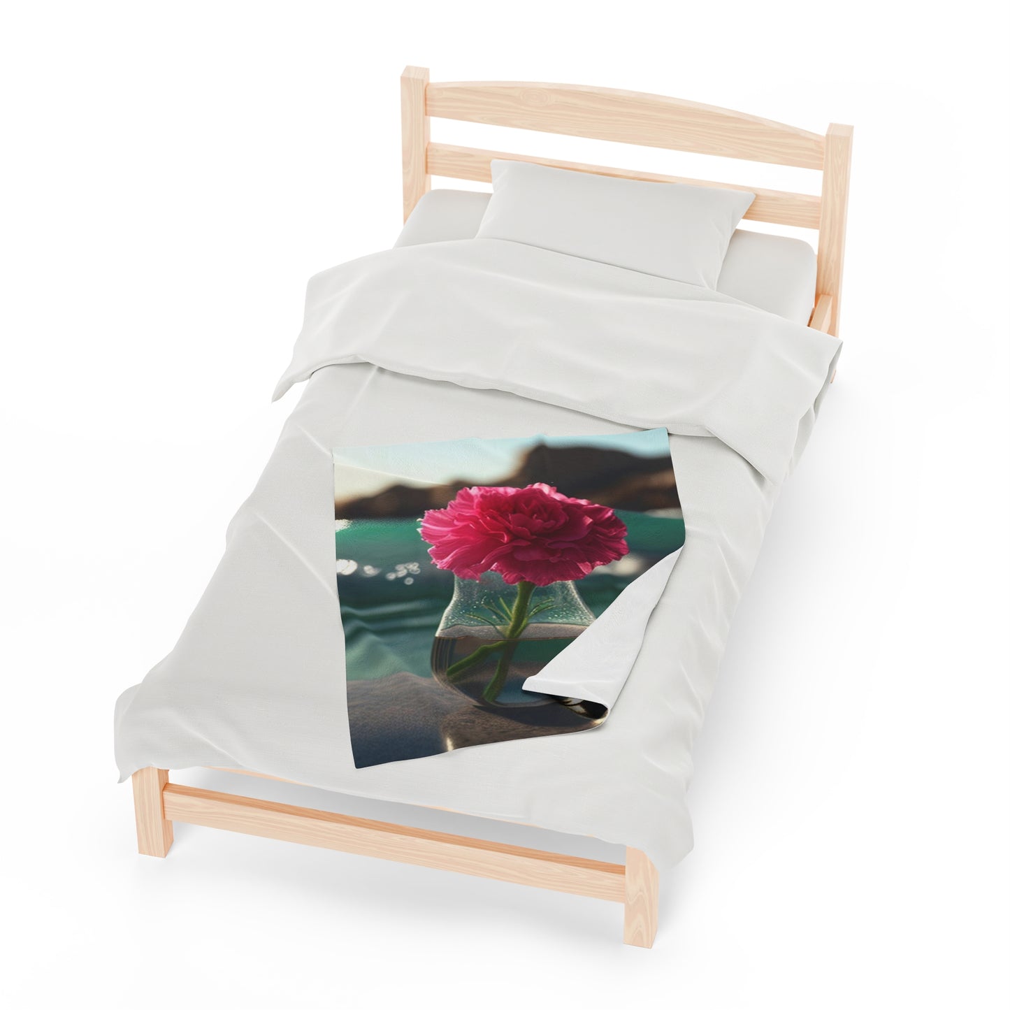 Velveteen Plush Blanket Carnation 4