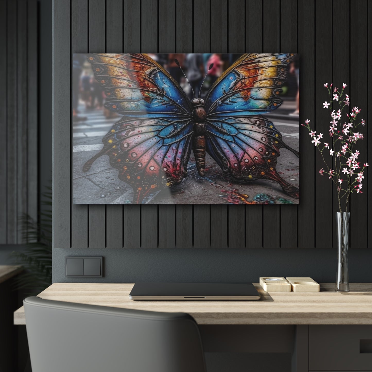 Acrylic Prints Liquid Street Butterfly 4