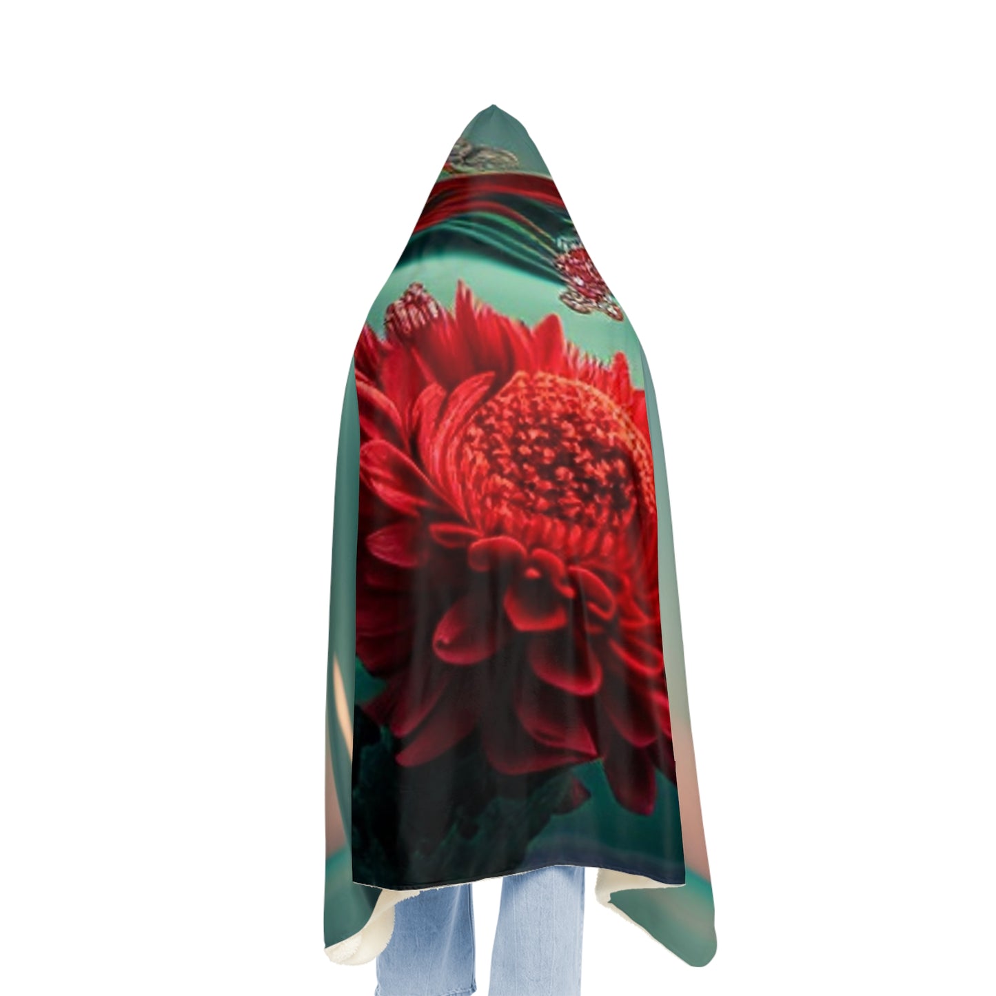 Snuggle Hooded Blanket Chrysanthemum 4