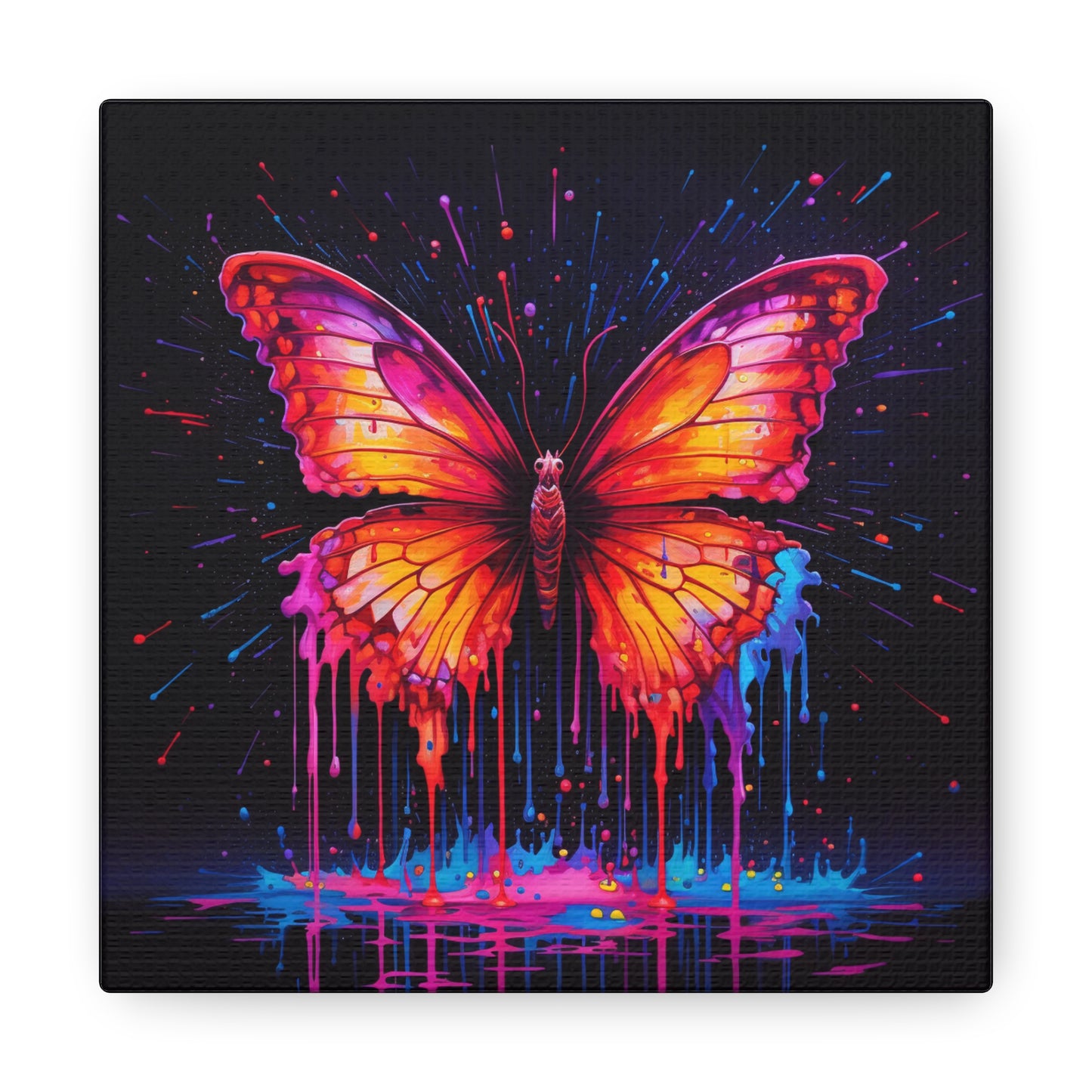 Canvas Gallery Wraps Pink Butterfly Flair 4