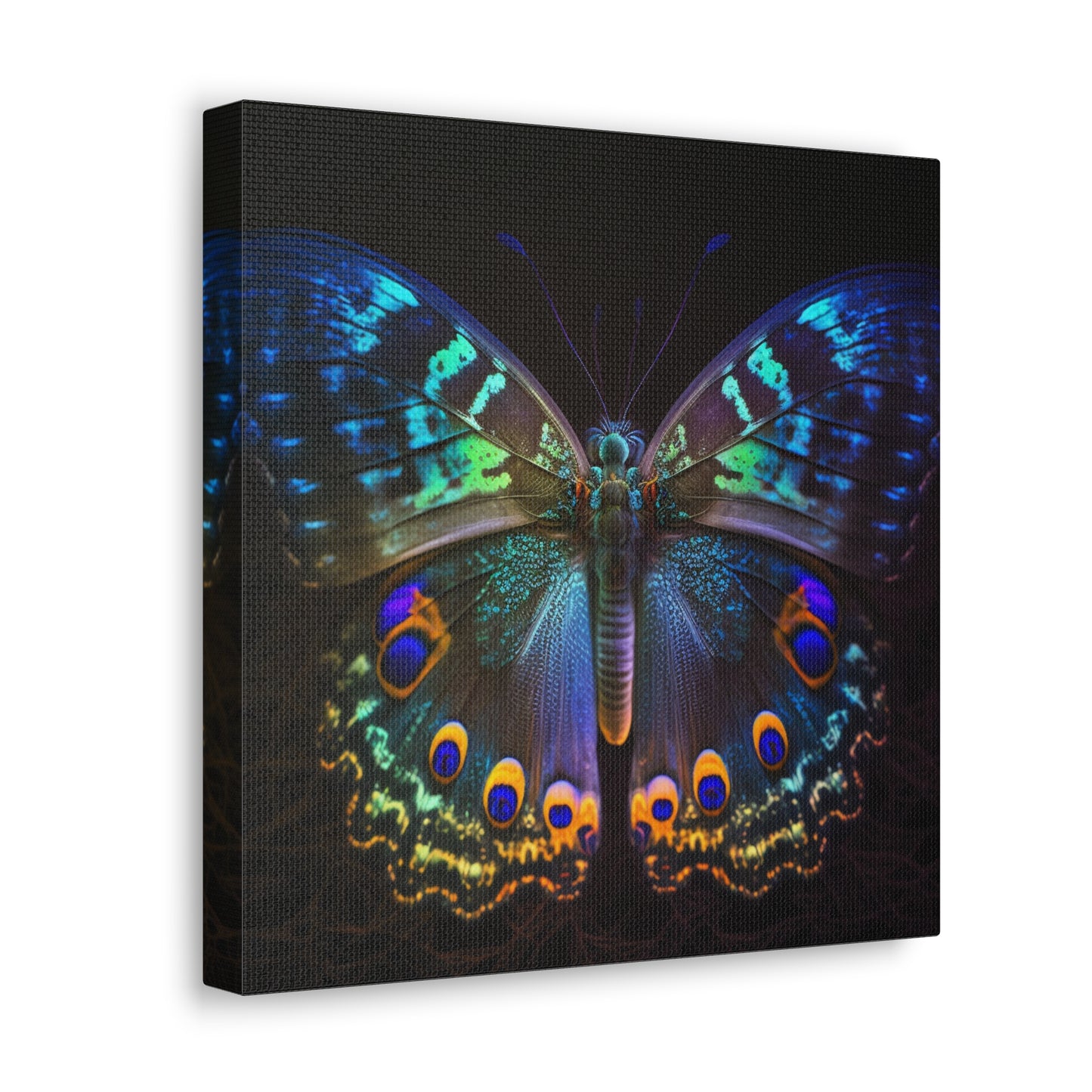 Canvas Gallery Wraps Neon Hue Butterfly 3