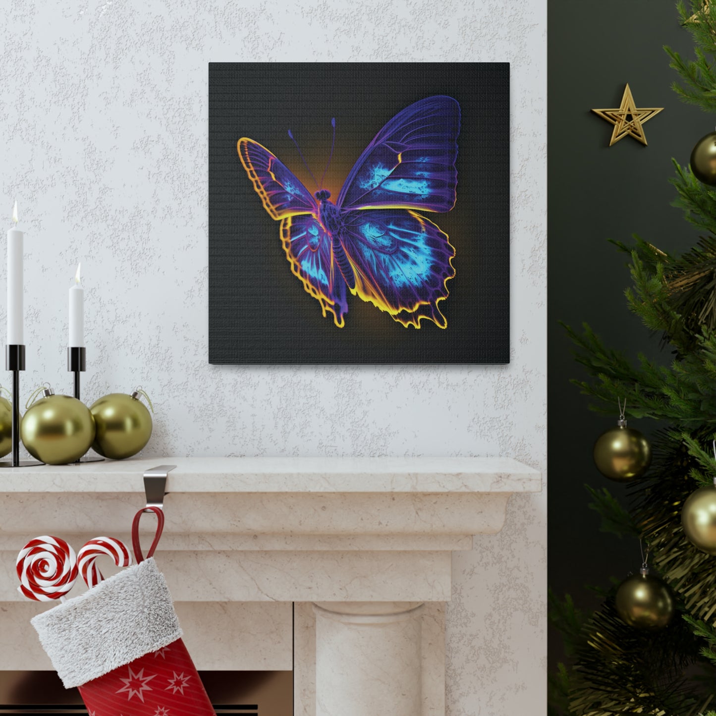 Canvas Gallery Wraps Thermal Butterfly 4