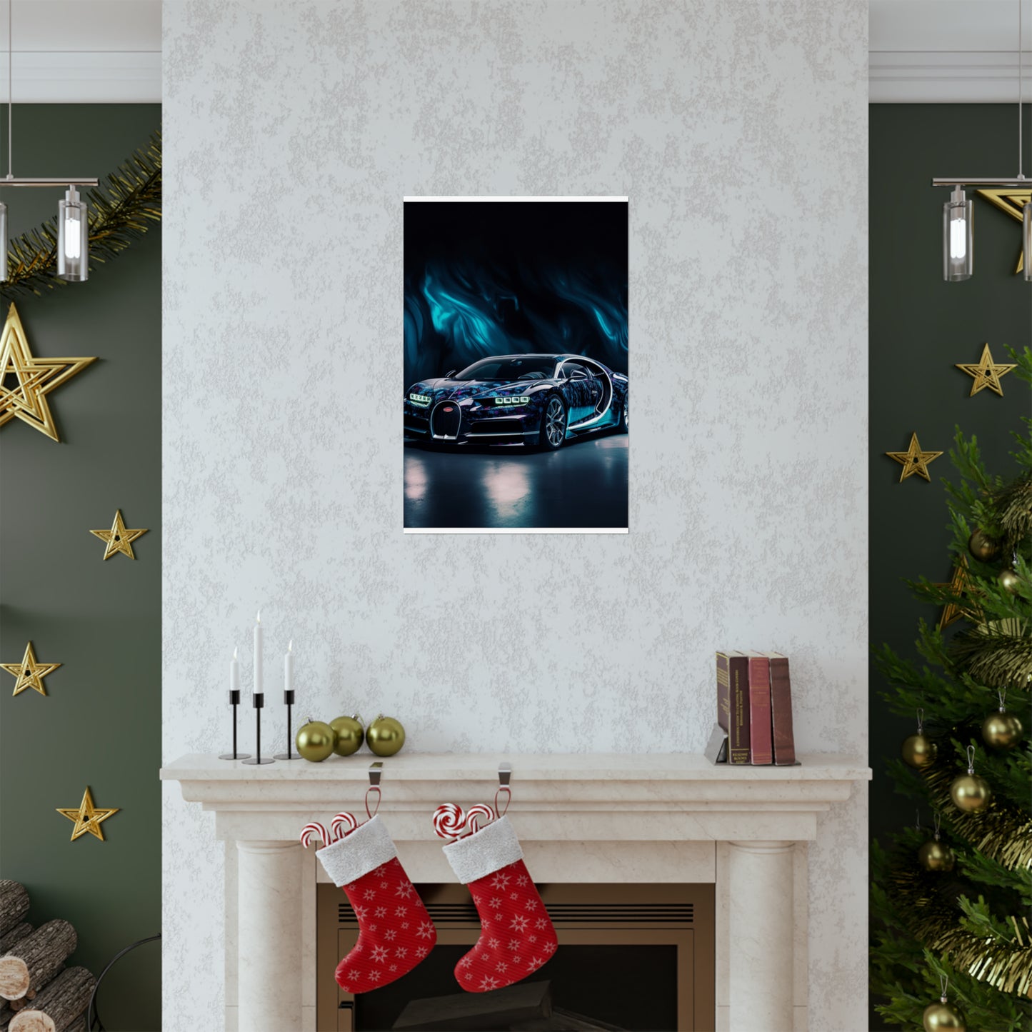 Premium Matte Vertical Posters Hyper Bugatti 1