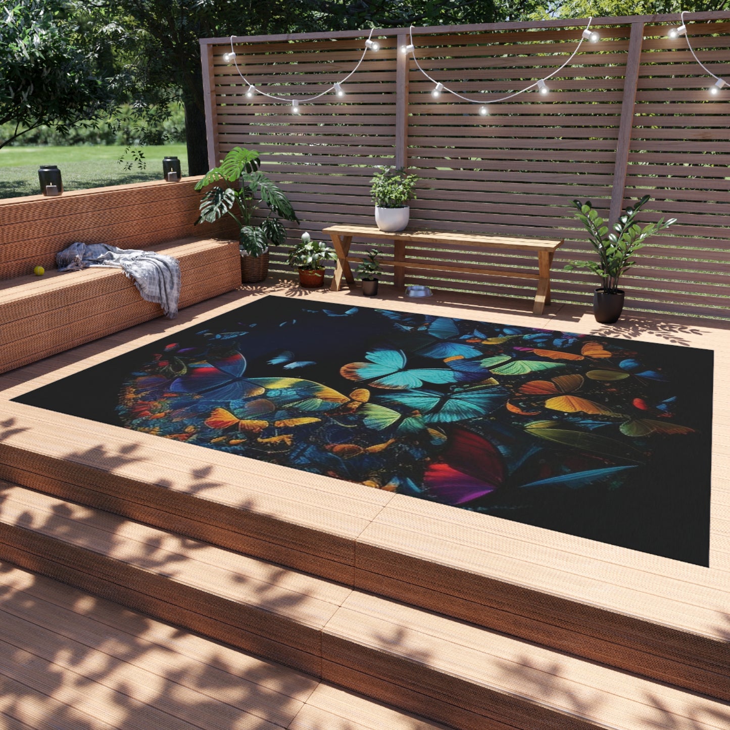 Outdoor Rug  Moon Butterfly 1