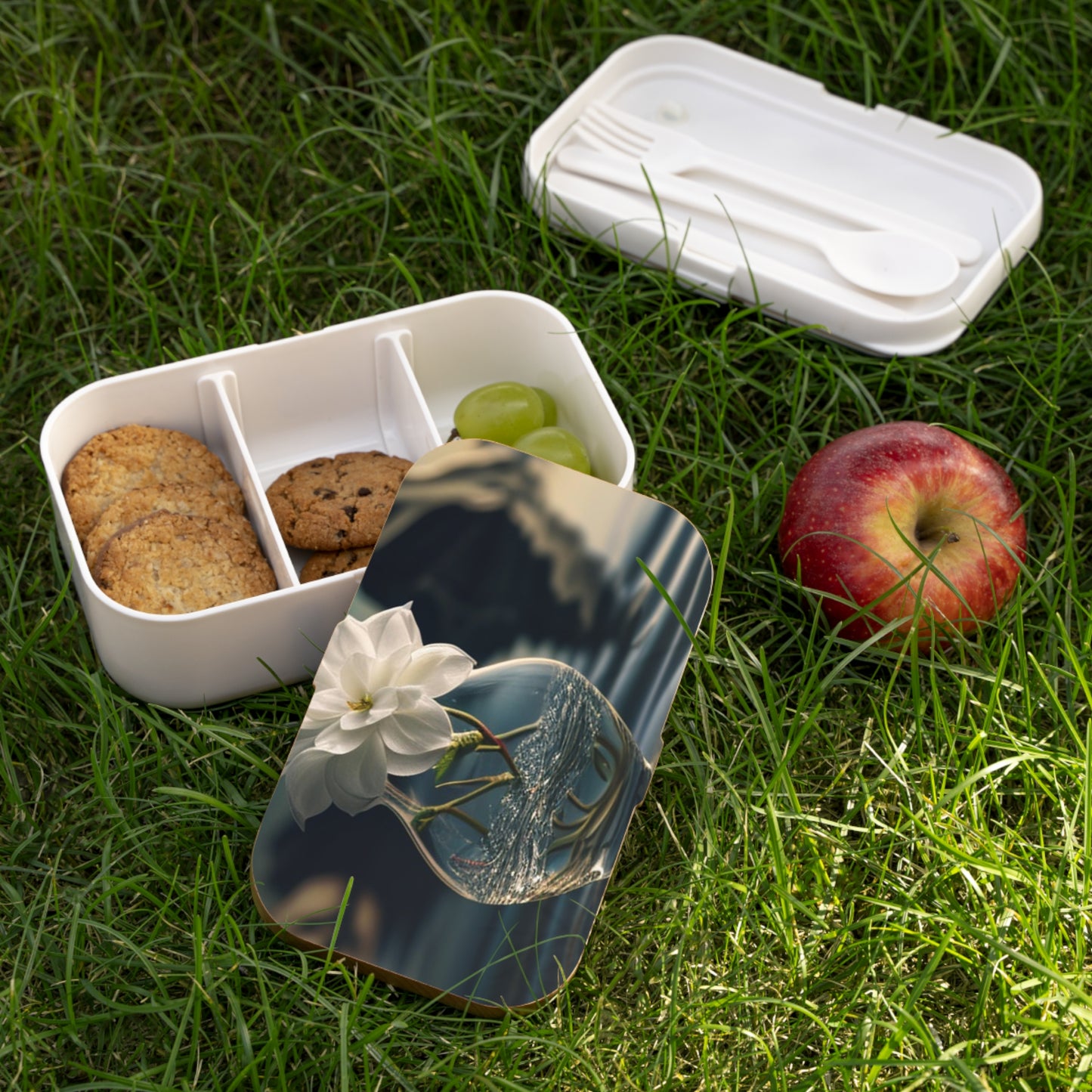 Bento Lunch Box Jasmine glass vase 4