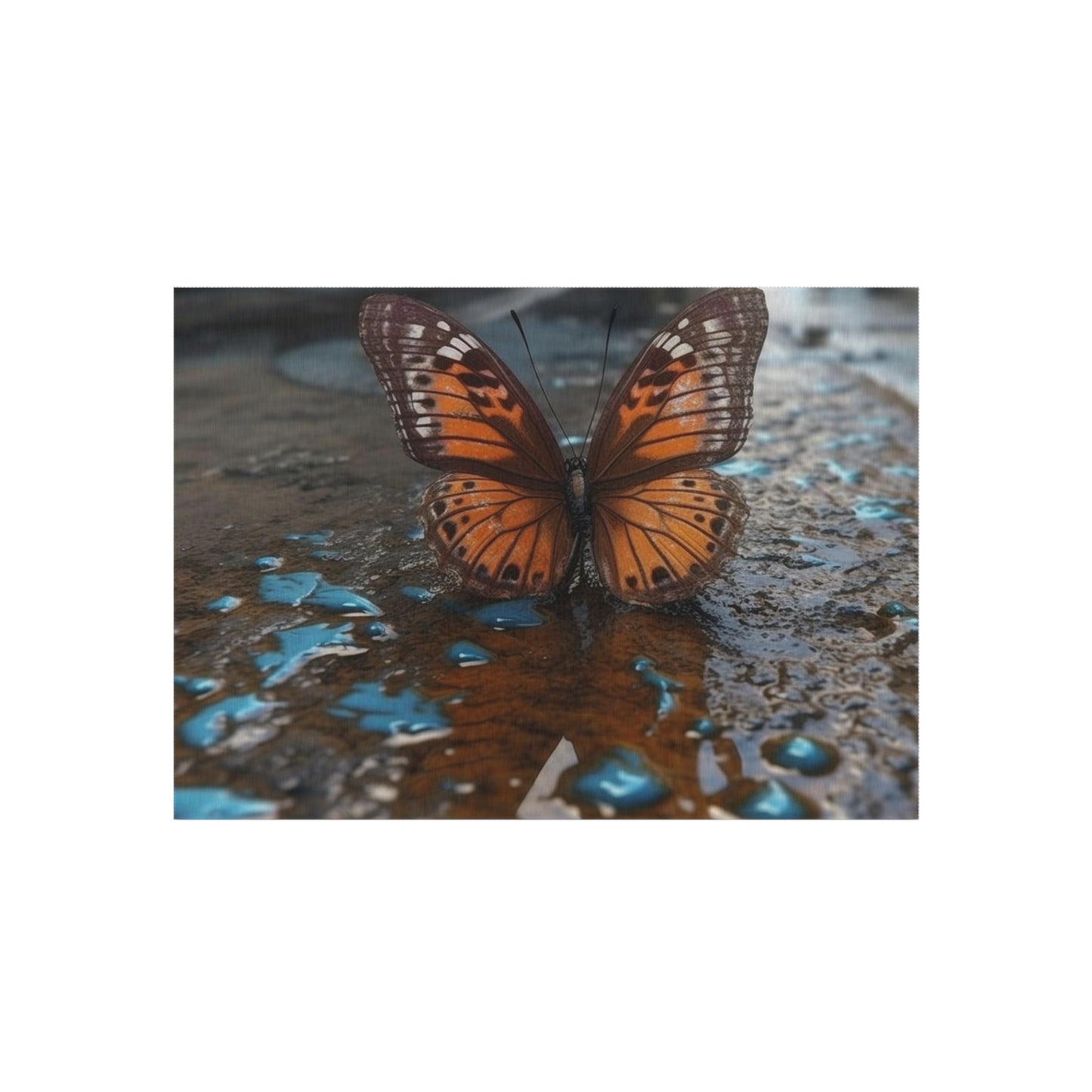 Outdoor Rug  Water Butterfly Street 2