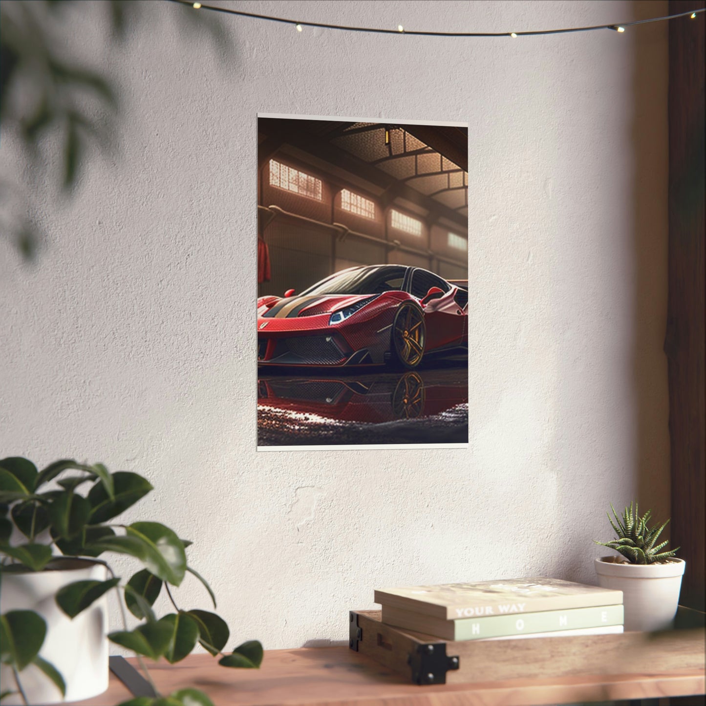 Premium Matte Vertical Posters Ferrari Hyper 4