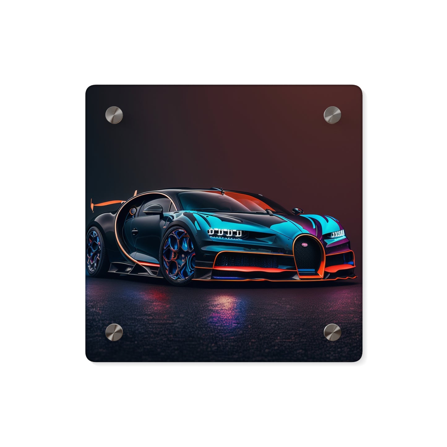 Acrylic Wall Art Panels Bugatti Chiron Super 1