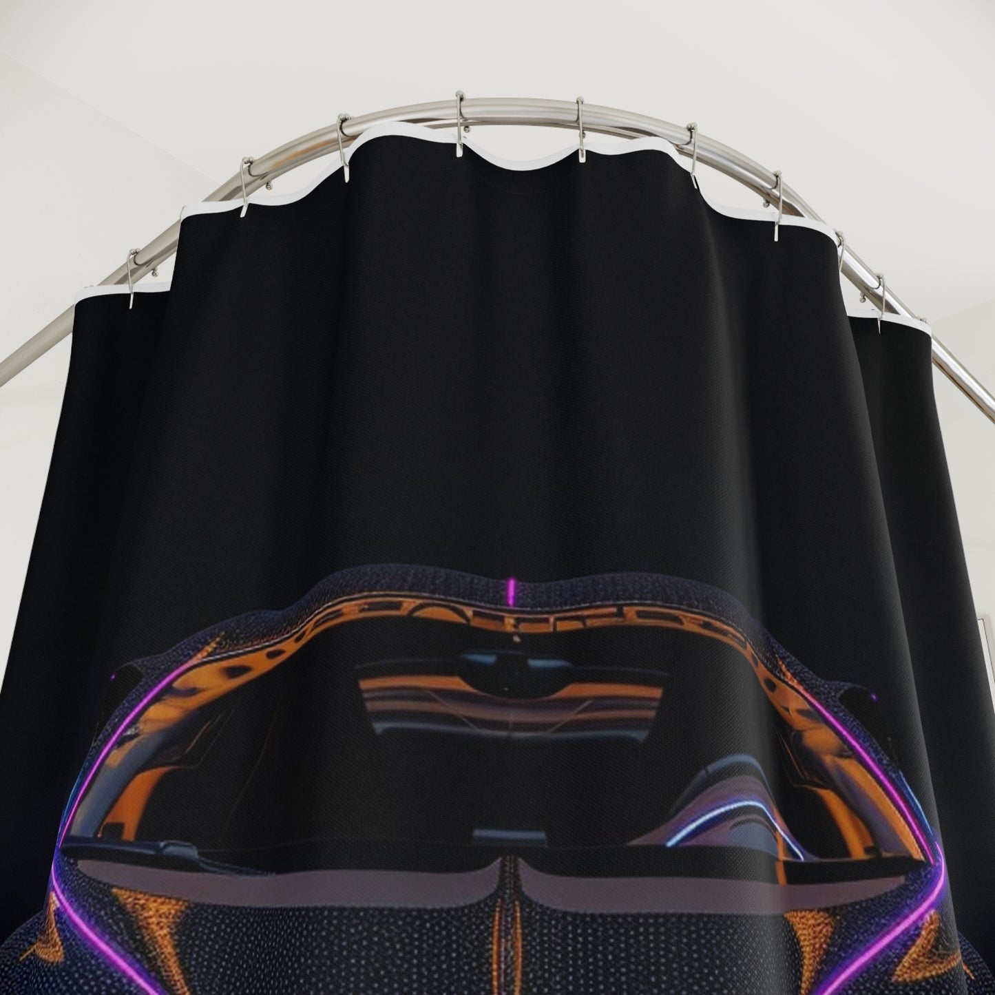 Polyester Shower Curtain Hyper Bugatti Chiron 2