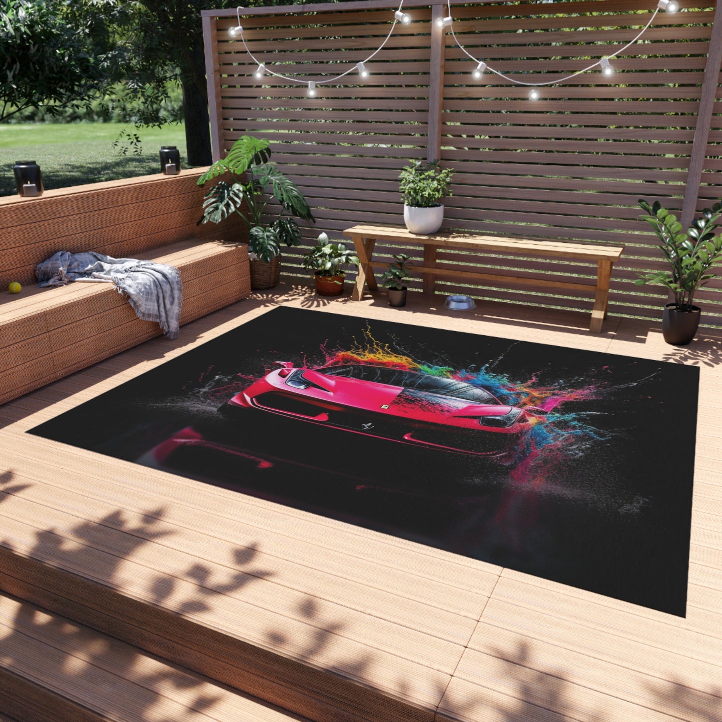 Outdoor Rug  Ferrari Water Splash 2