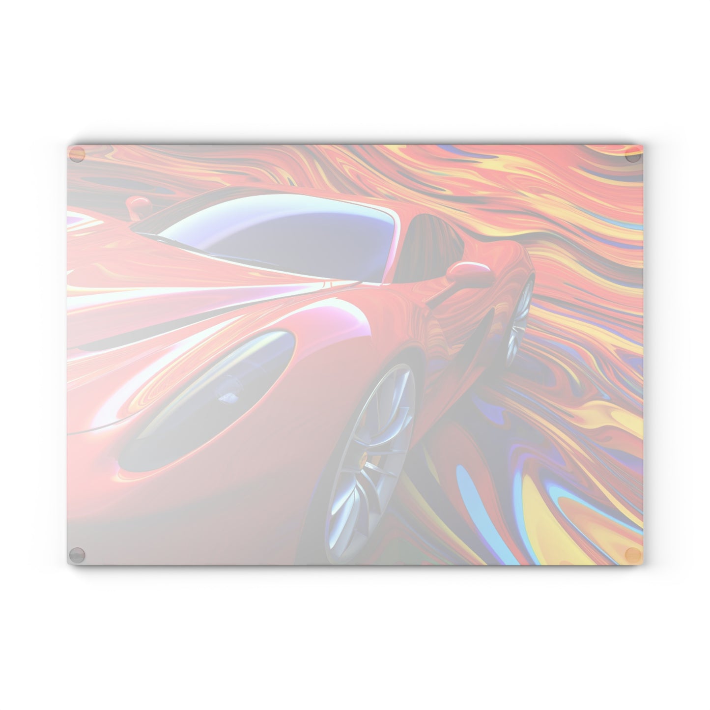 Glass Cutting Board Ferrari Water Fusion 4