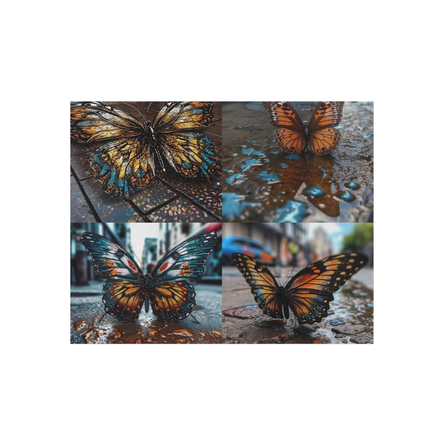 Outdoor Rug  Water Butterfly Street 5