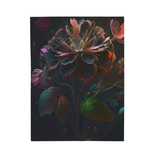 Velveteen Plush Blanket Flower Arangment 2