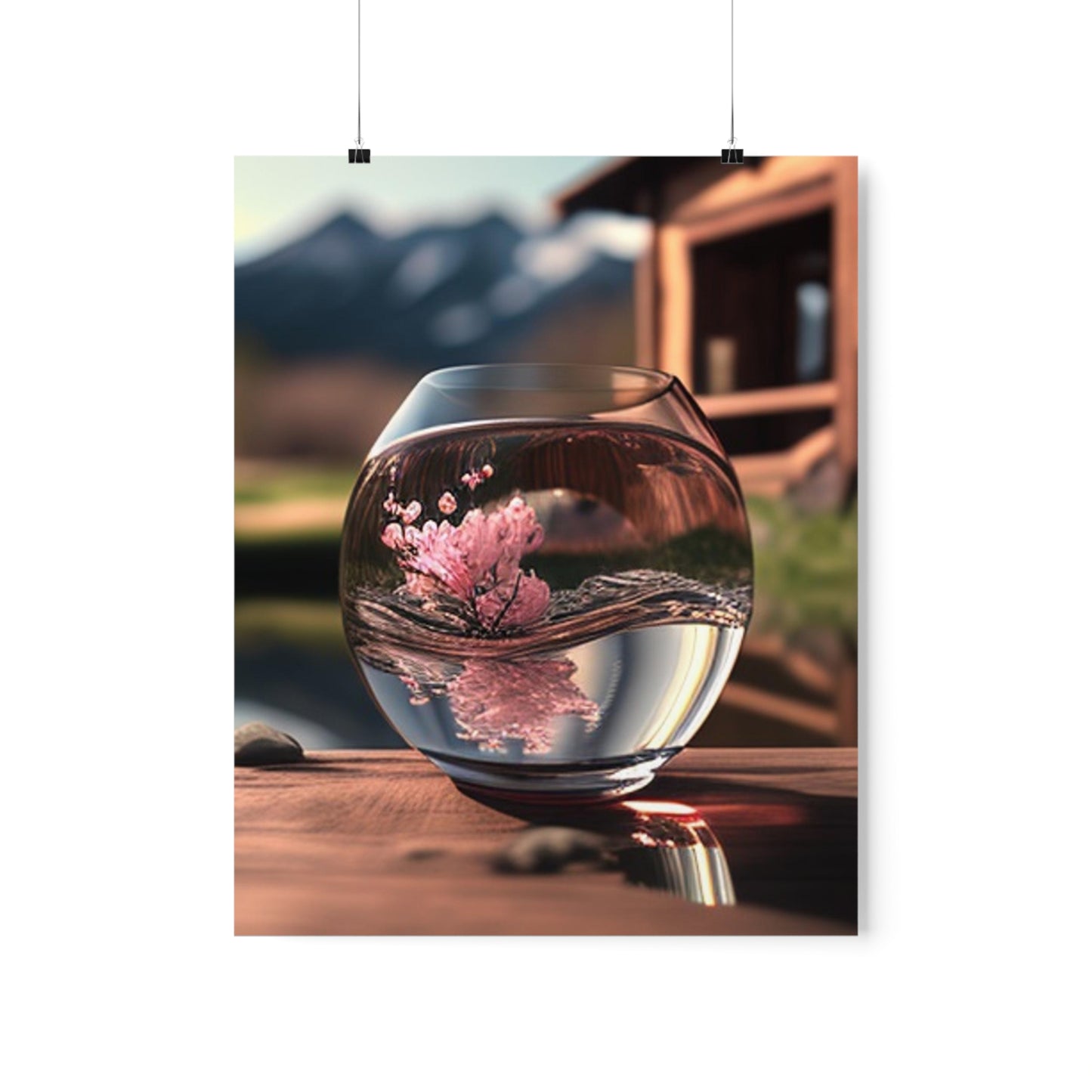 Premium Matte Vertical Posters Cherry Blossom 4