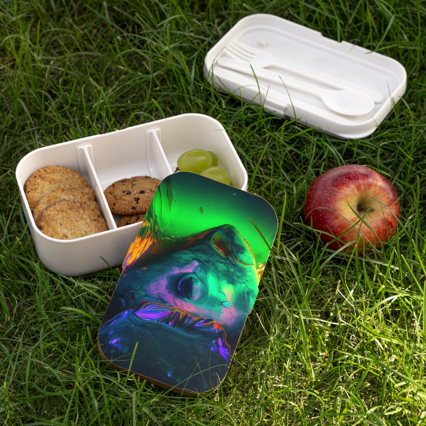 Bento Lunch Box Florescent Glow 1