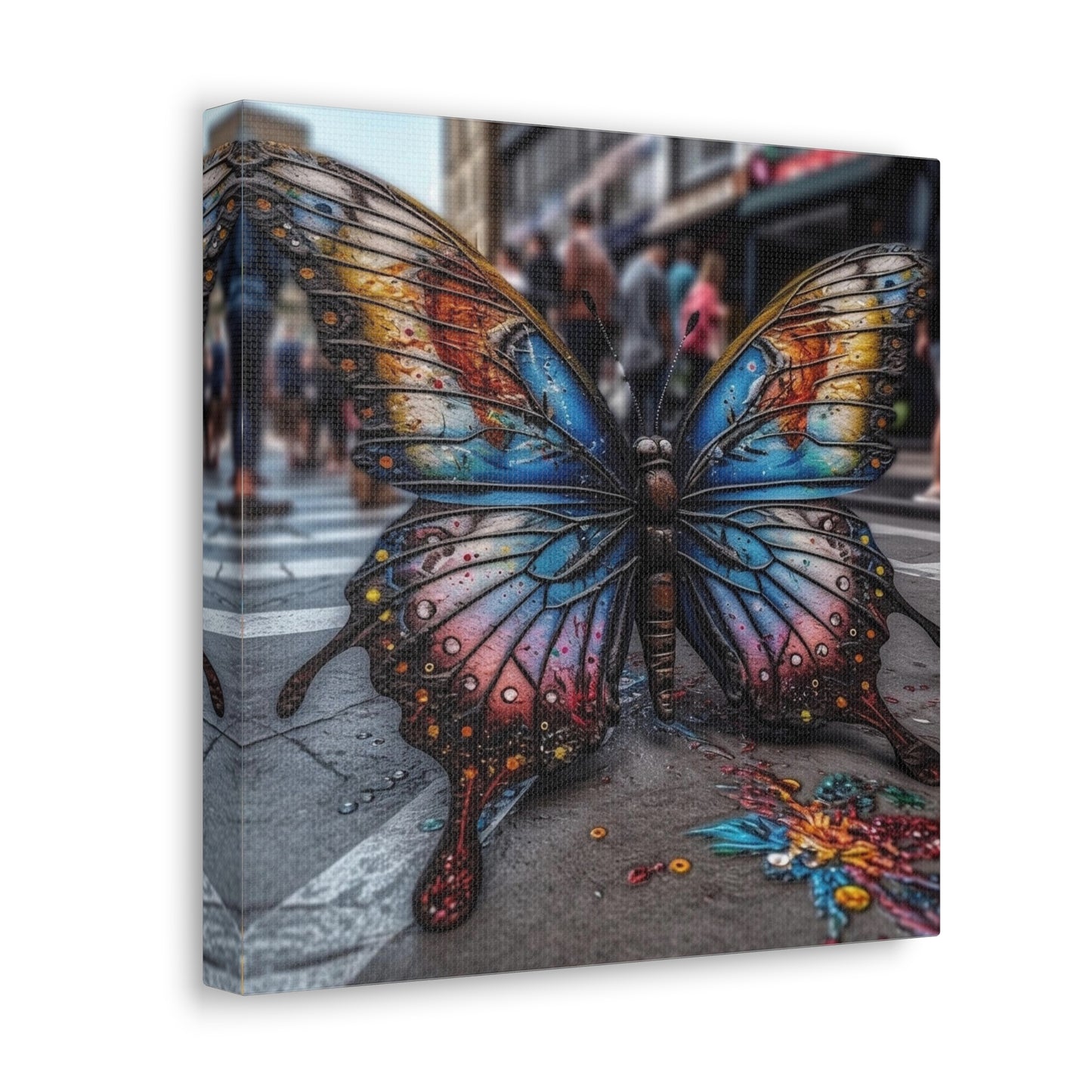 Canvas Gallery Wraps Liquid Street Butterfly 4