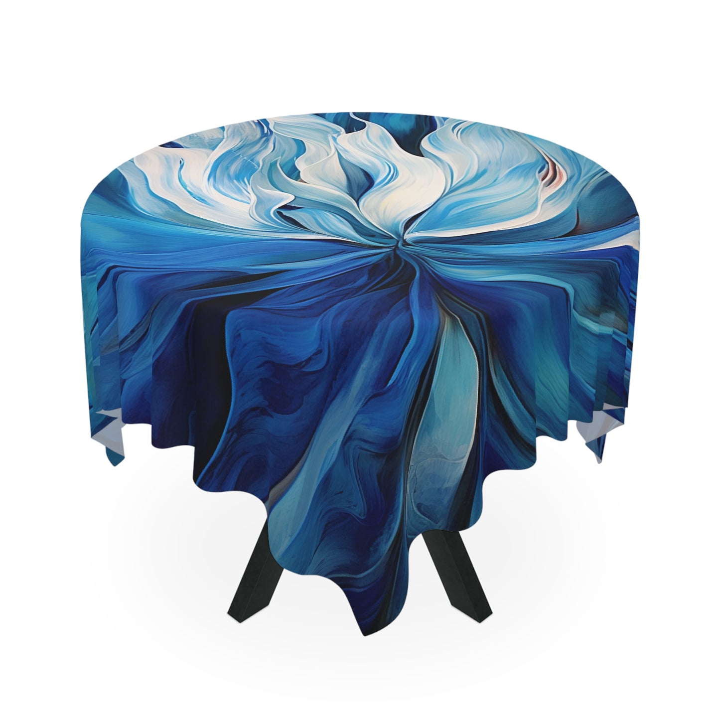 Tablecloth Blue Tluip Abstract 1