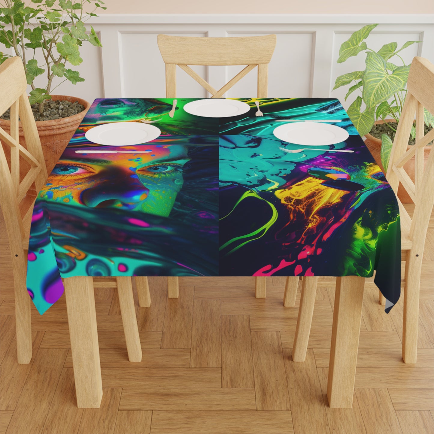 Tablecloth Florescent Glow 5