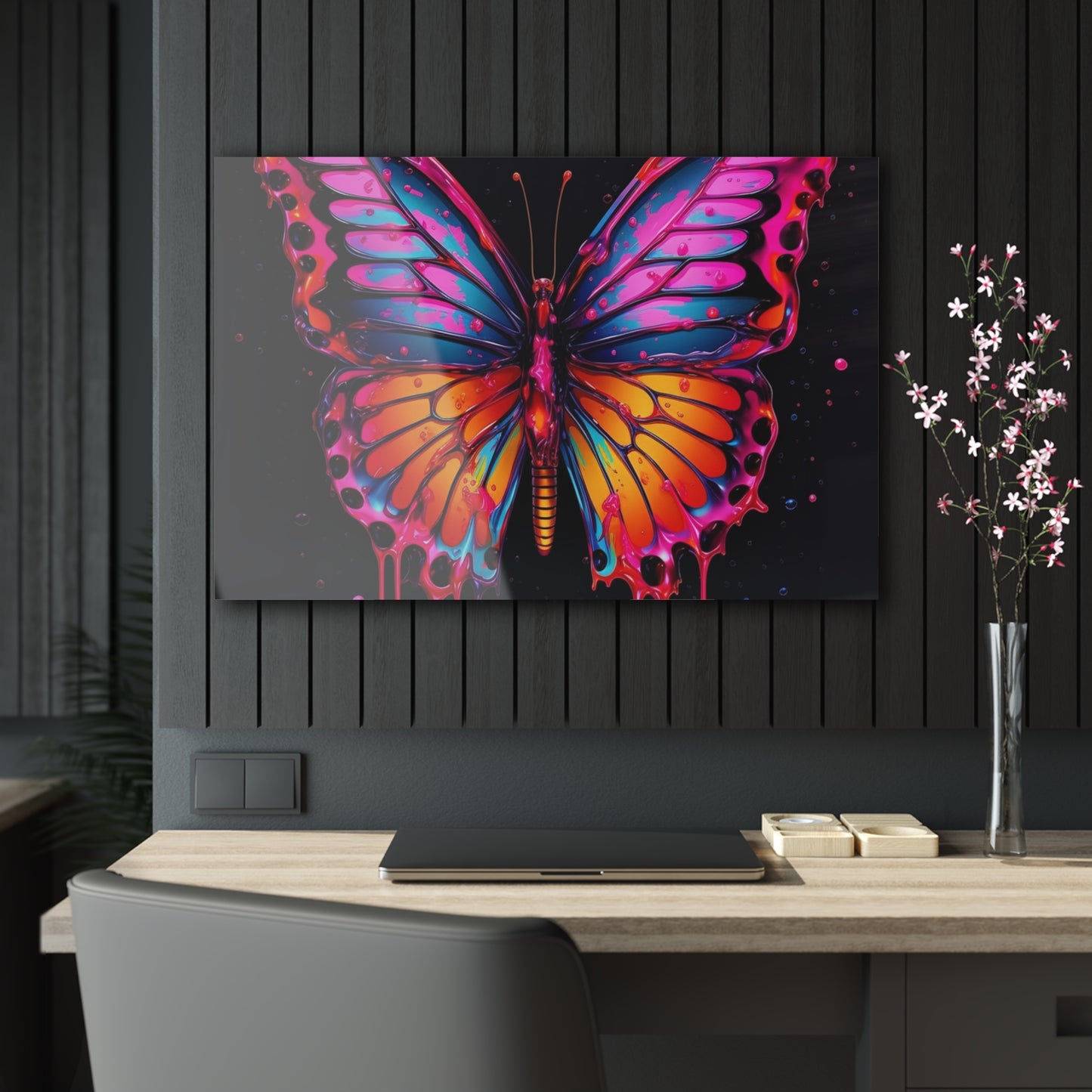 Acrylic Prints Pink Butterfly Flair 1
