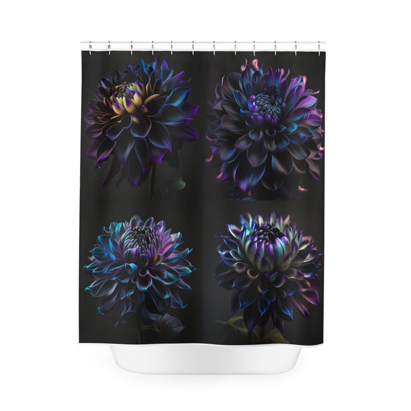 Polyester Shower Curtain Dahlia Purple 5