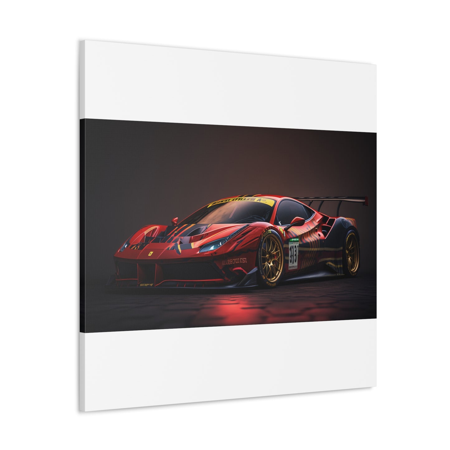 Canvas Gallery Wraps Ferrari Red 1