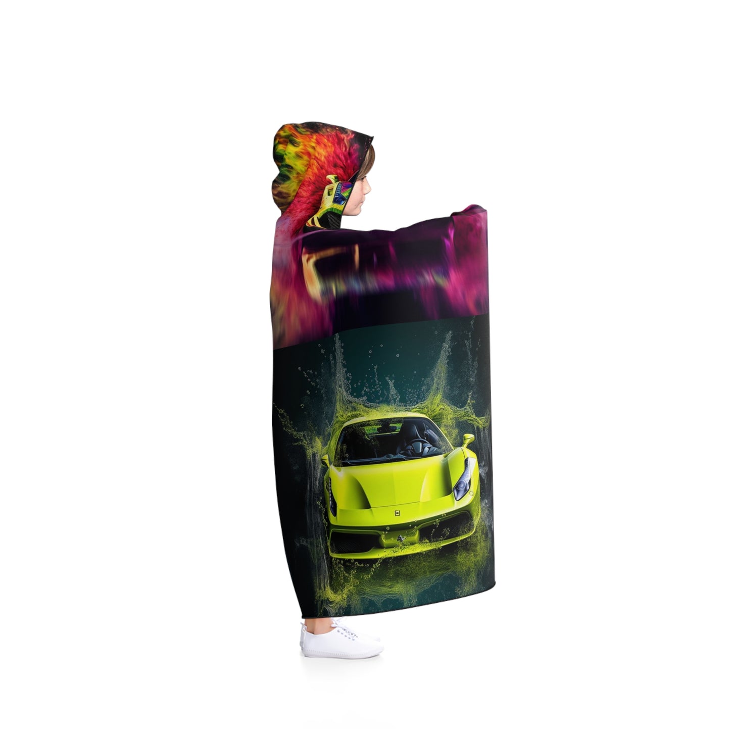 Hooded Blanket Farrari Water 5