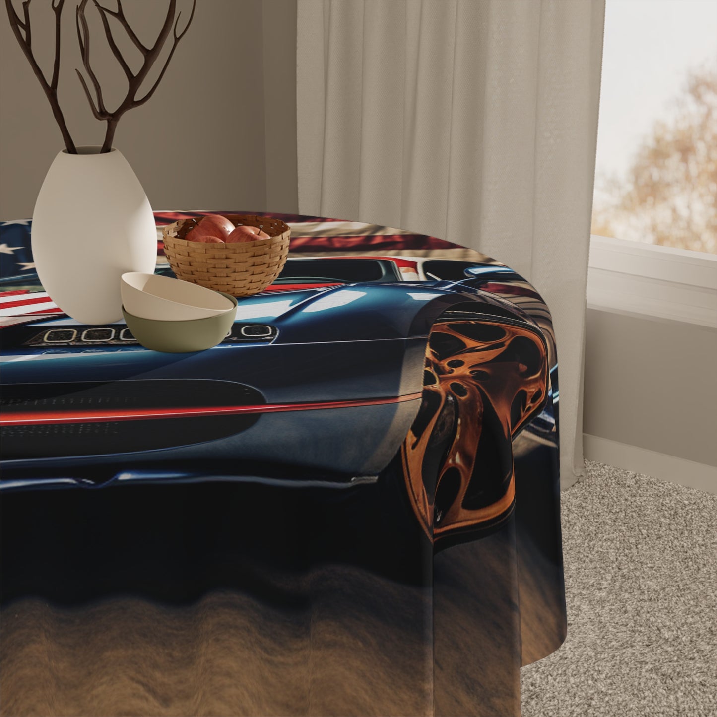 Tablecloth Bugatti Flag American 4