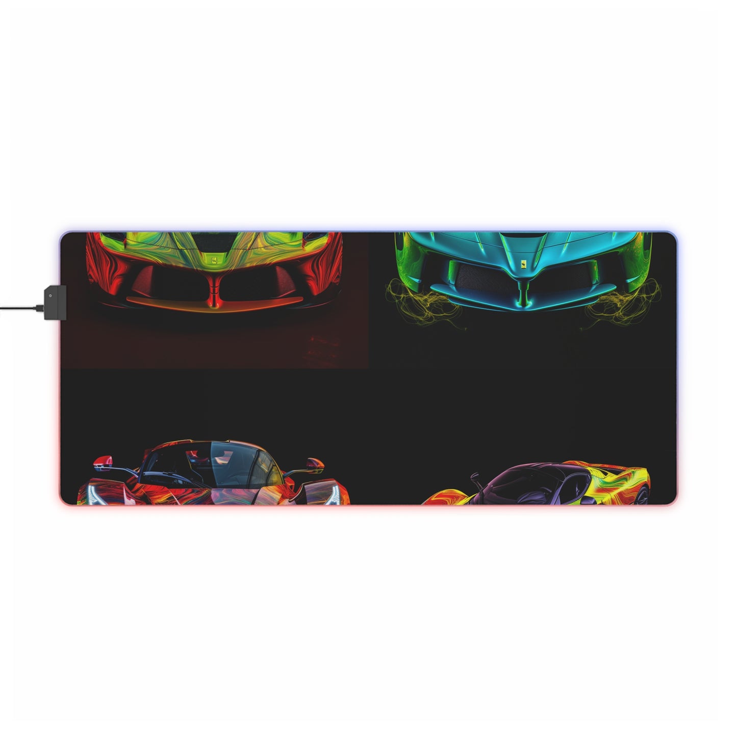 LED Gaming Mouse Pad Ferrari Neon 5