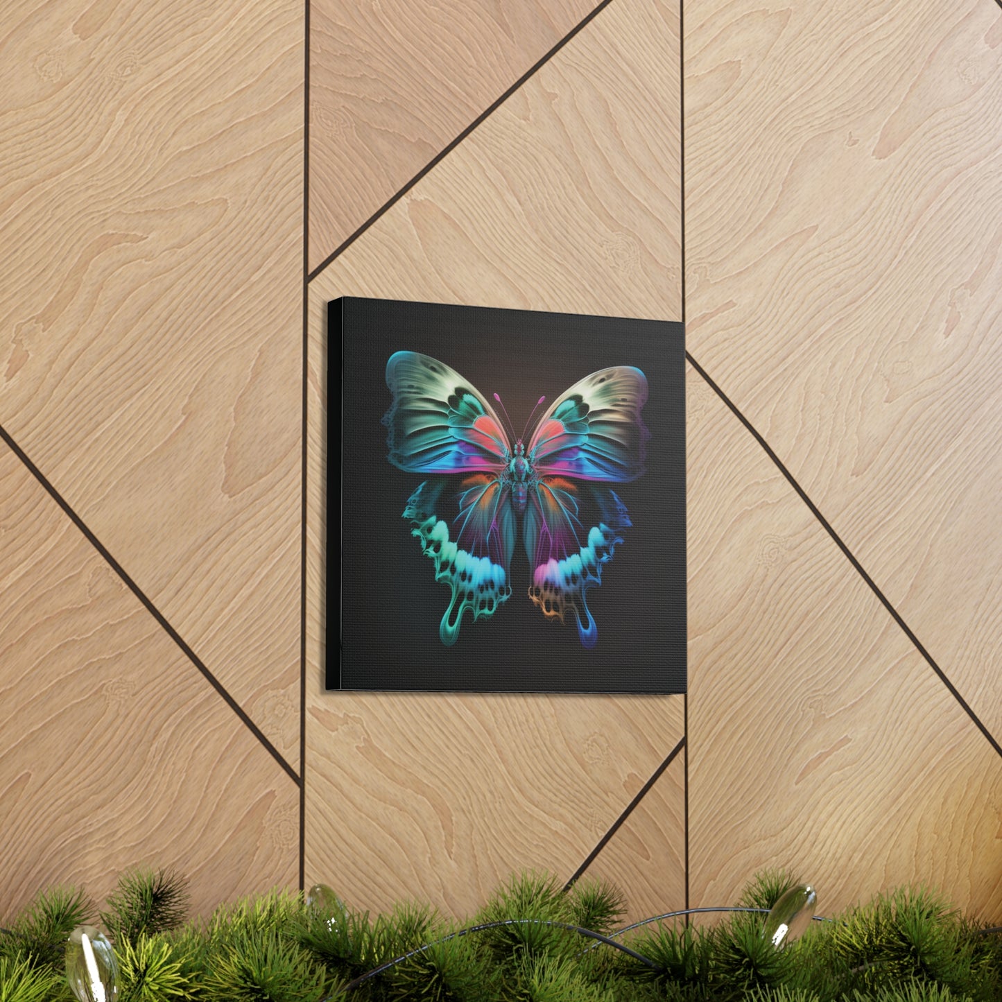 Canvas Gallery Wraps Raw Hyper Color Butterfly 2