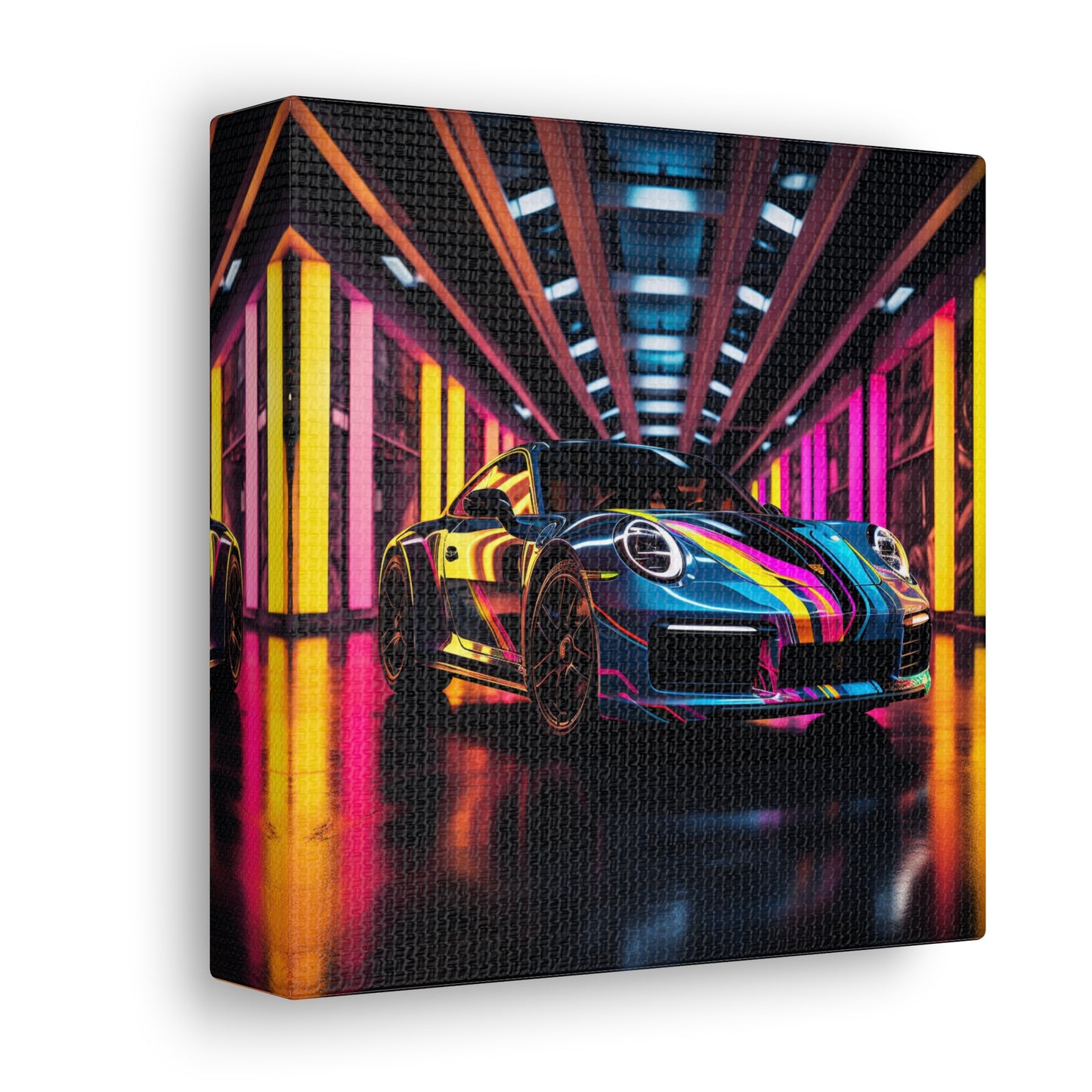 Canvas Gallery Wraps Macro Porsche 1