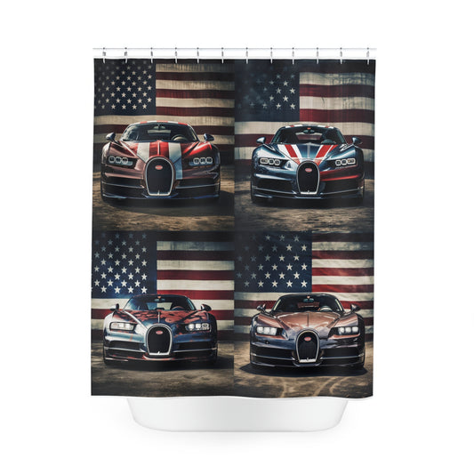 Polyester Shower Curtain Bugatti Flag 5