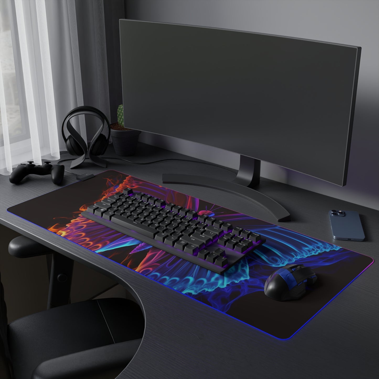 LED Gaming Mouse Pad Thermal Butterfly 1