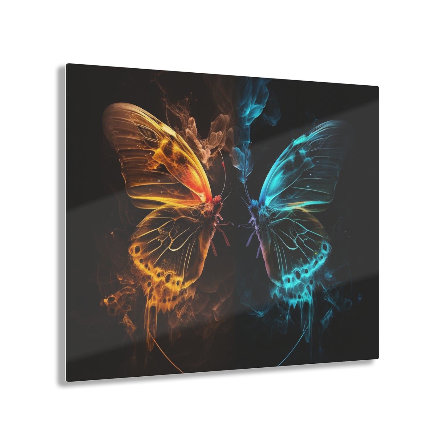 Acrylic Prints Kiss Neon Butterfly 8