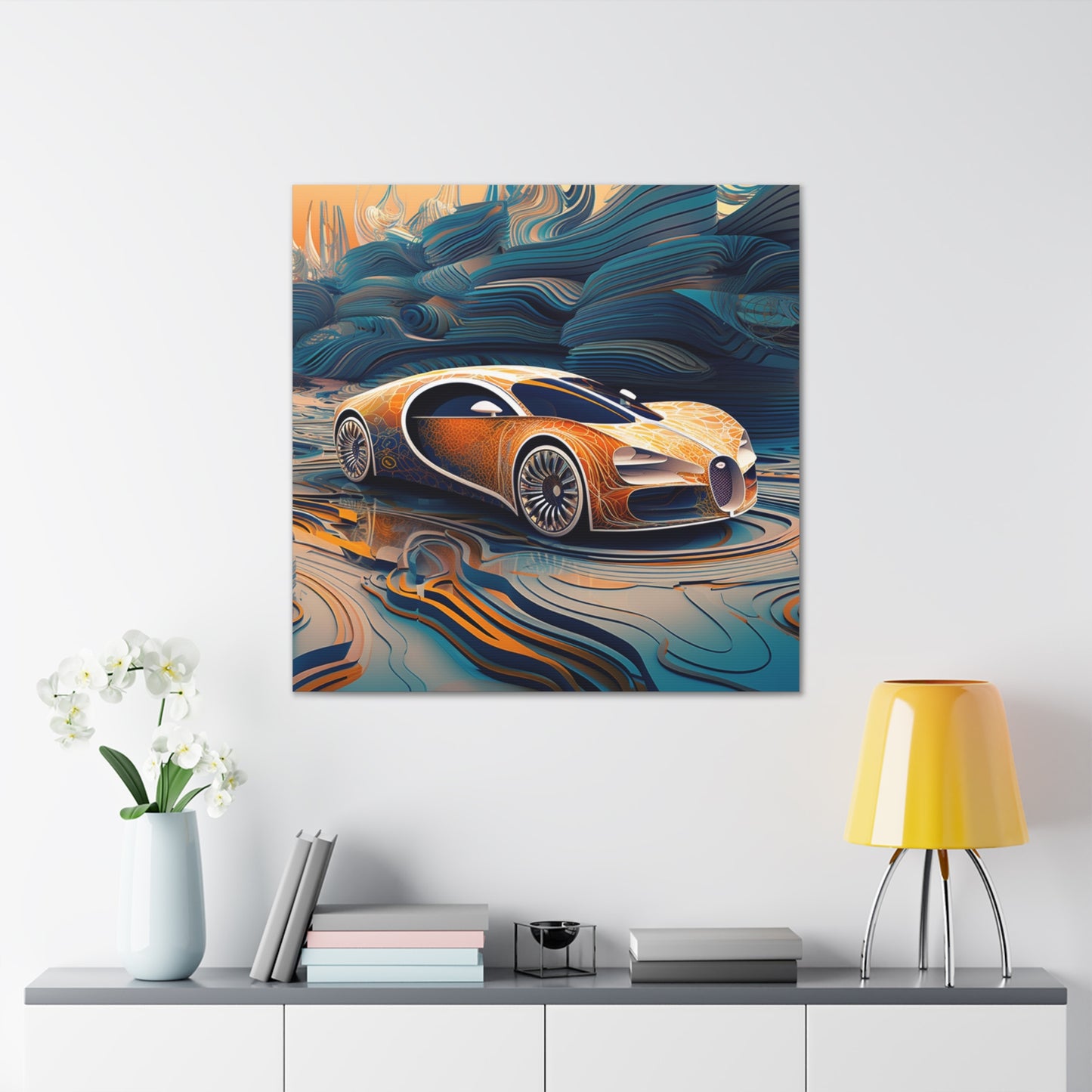 Canvas Gallery Wraps Bugatti Abstract Flair 1